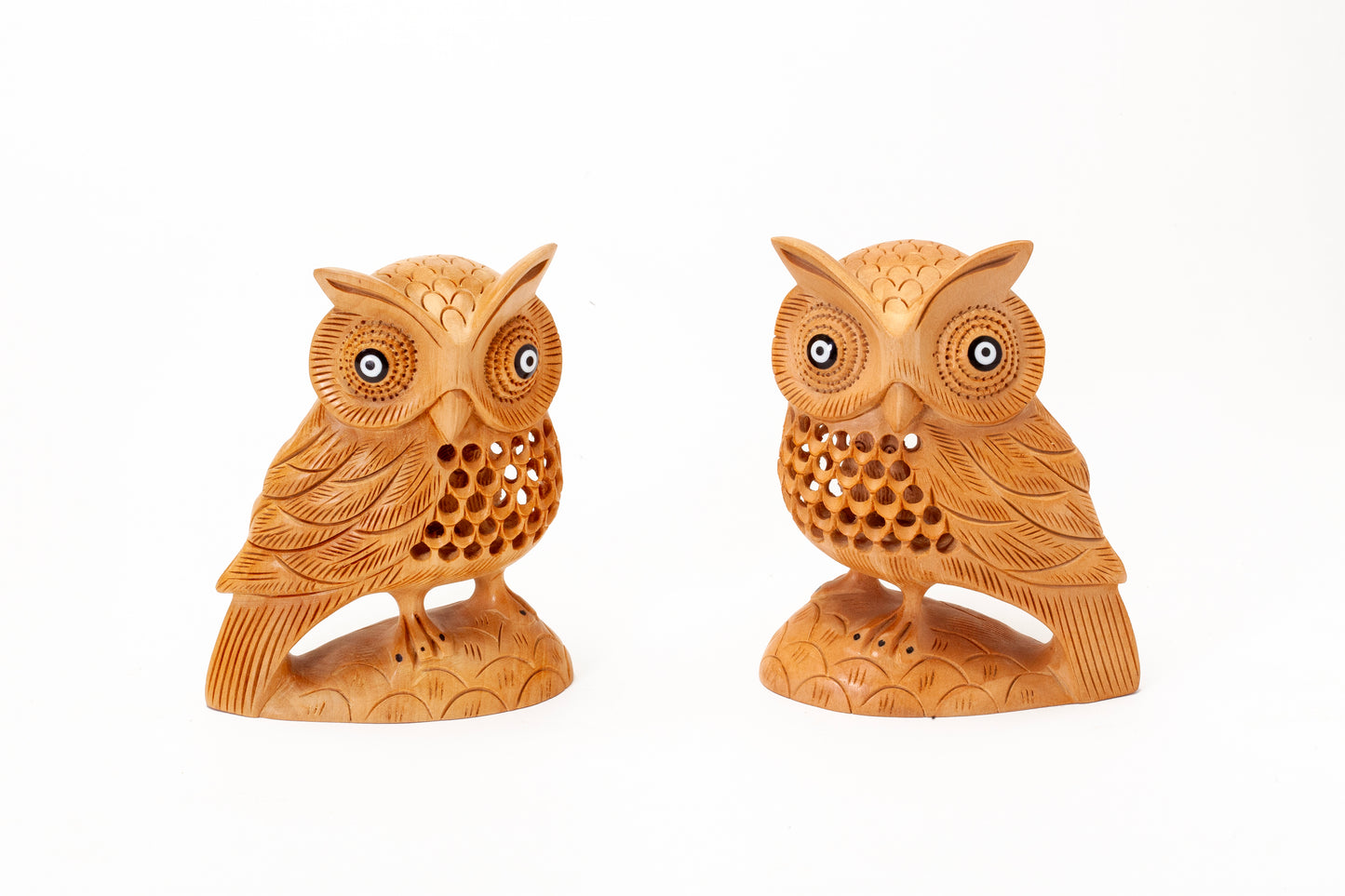 Owl Jali Pair Left Right - 4"