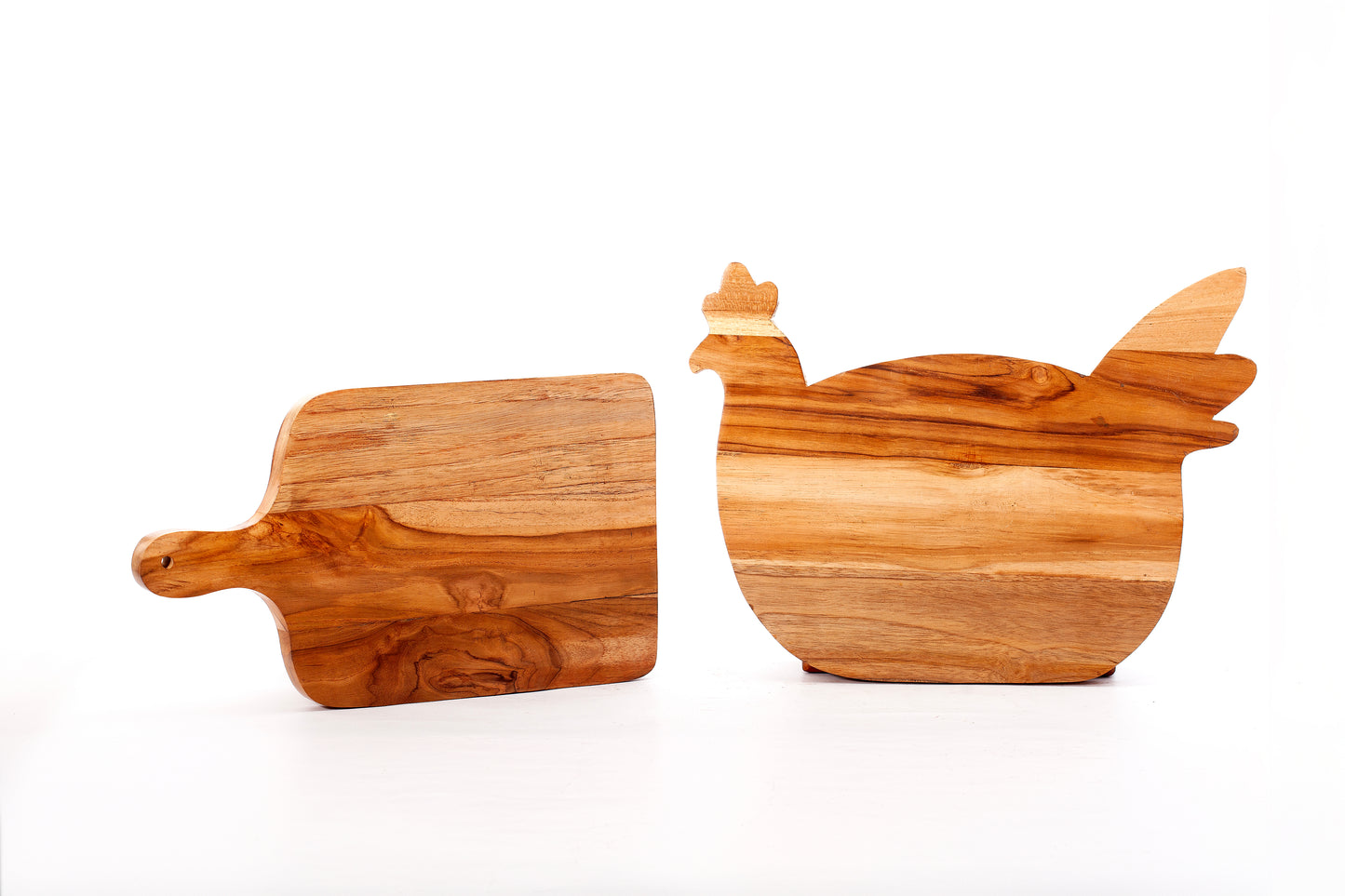 CHOPPING BOARD HEN Teak Wood