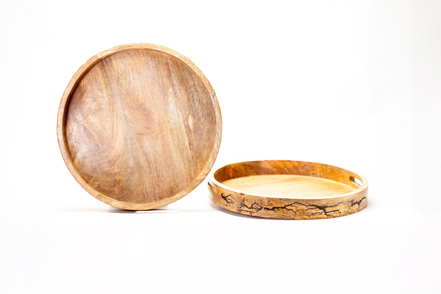 TRAY ROUND CRACKLE 14"