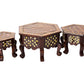 Chowki 6-Legs Mango Wood 3 in 1